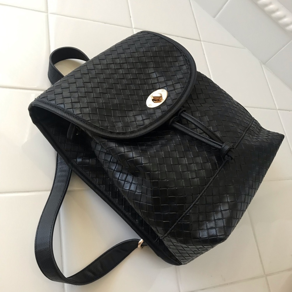 Brandy Melville Leather Backpack